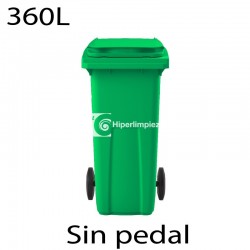 Contenedor basura 360L premium pistacho
