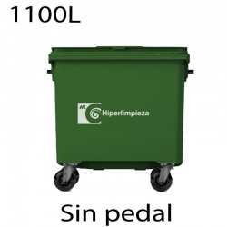 Contenedor basura 1100L verde