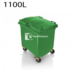 Contenedor de basura 1100 litros verde