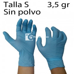 2000 guantes nitrilo azul talla S