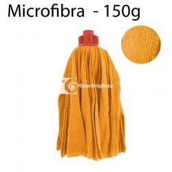 Fregona microfibra tiras 150gr naranja