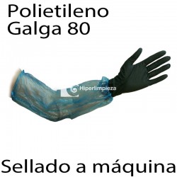 1000 manguitos polietileno soft G80 azul