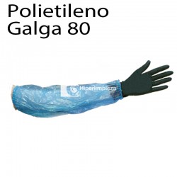 1000 manguitos polietileno G80 azul