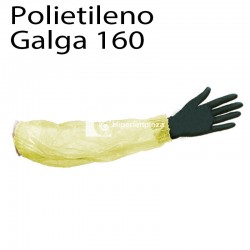1000 manguitos desechables PE G160 amarillo