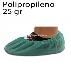 1000 cubre zapatos PP verde 25gr