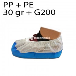 500 uds cubre zapatos PP y PE azul y blanco