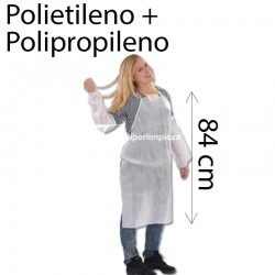 10 Delantales polipropileno plastificado