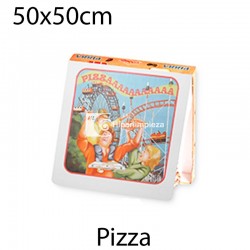 50 Cajas de pizza familiar 50x50cm