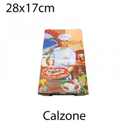 100 Cajas de pizza calzone Ischia 28x17cm