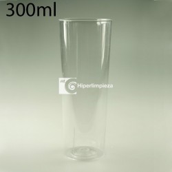500 uds vasos tubo PS 300 ml