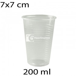 3000 uds vasos transparentes 200 ml
