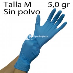 1000 guantes de nitrilo 5 gr azul TM