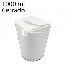 500 uds envases multifood blanco 1000 ml
