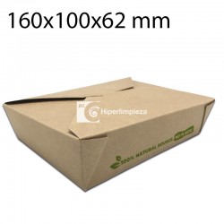 300 uds cajas multifood kraft 900 ml