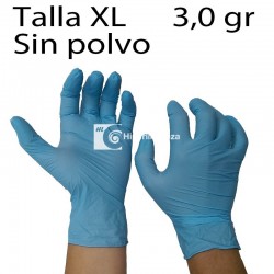 1000 guantes nitrilo azul 3gr talla XL