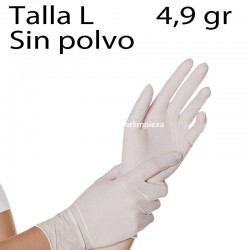 1000uds guantes látex sin polvo TL