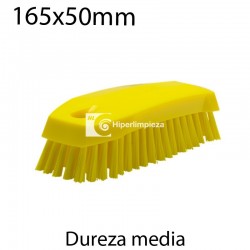Cepillo de mano M medio 165x50mm amarillo