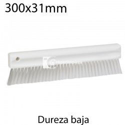 Cepillo de mano polvo suave 300x31mm blanco
