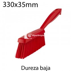 Cepillo de mano polvo suave 330x35mm rojo