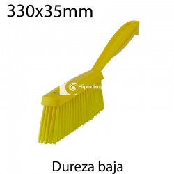Cepillo de mano polvo suave 330x35mm amarillo