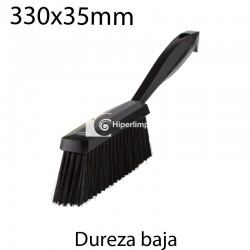 Cepillo de mano polvo suave 330x35mm negro
