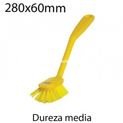 Cepillo de mano medio 280x60mm amarillo