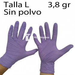 1000 Guantes de nitrilo violeta 3,8 g TL