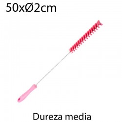 Cepillo limpiatubos alim 20mm medio rosa