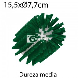 Cepillo limpiatubos alim sin palo 77mm medio verde