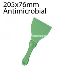 Espátula alimentaria antimicrobial 205x76mm verde