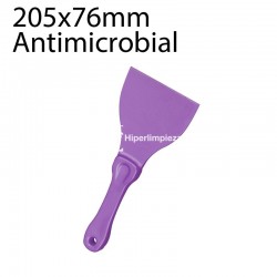 Espátula alimentaria antimicrobial 205x76mm morada