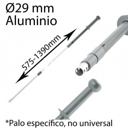 Mango telescópico alimentaria aluminio 575-1390mm