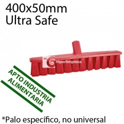 Cepillo alimentaria Ultra Safe 400mm medio rojo